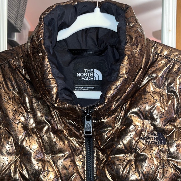 The North Face Limited Edition Metallic Gold Quilted Jacket - Picture 4 of 9